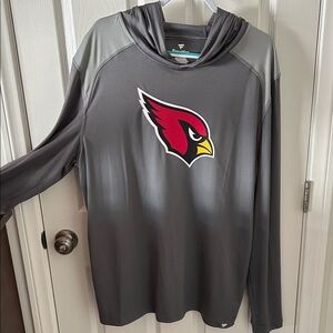 Fanatics Arizona Cardinals Two-Tone Gray Hoodie Mens Size 2XL Brand New, No Tags